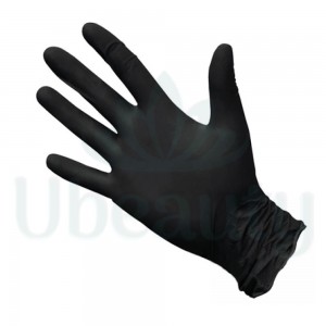 Black nitrile gloves Shanmei, size S, 8.5 cm, 100 pcs, 50 pairs