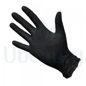 Перчатки нитриловые черные Shanmei , размер S, 8.5 см, 100 шт, 50 пар