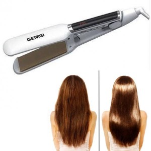 Iron 411GM, straightener Gemei GM-411, curling iron, LED display, safe, stylish, compact