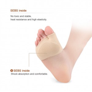  Fabric bandage with gel pads under the metatarsus, size 34-36(S)