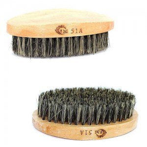 Beard brush 51A (oval/wood)