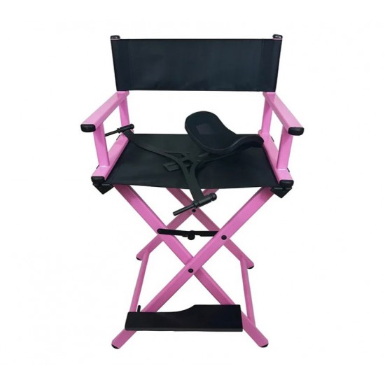 Профессиональный стул с подголовником для макияжа, алюминиевый, с длинной подножкой, для коррекции бровей, складной стул для визажиста, лёгкость в эксплуатации, 57139, Кресло визажиста,  Красота и здоровье. Все для салонов красоты,Мебель ,  купить в Украи