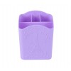 Support en plastique pour pinceaux, 4 sections, violet, support en verre pour nail master, compact, durable-1815-Ubeauty Decor-Stands et organisateurs