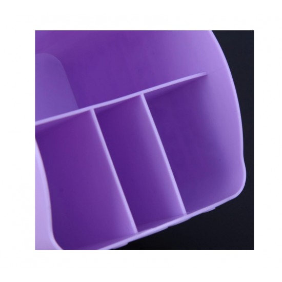 Plastic brush stand for 4 sections, purple, Ubeauty-BD-11_01, Accessories,  All for a manicure,Supplies ,  buy with worldwide shipping