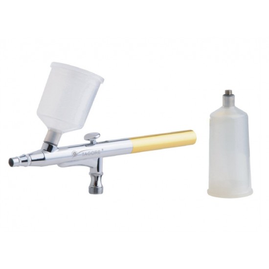 Airbrush TG136-1 professional with plastic container, 0.3 mm-tagore_TG136-1-TAGORE-Airbrushes