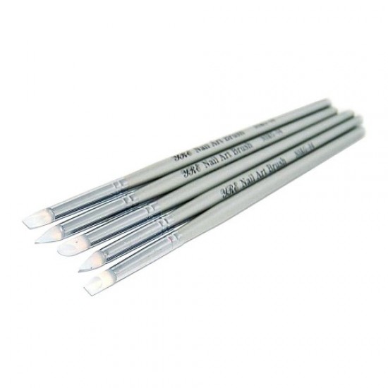 Conjunto de escovas 5pcs alça cinza de silicone-58966-China-Pincel