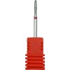 Diamond flame cutter 2 mm. on red base №6-17566-China-Tips for manicure