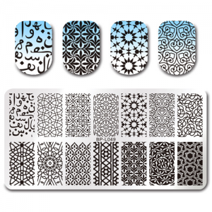 Super-Mix patterns and ornaments stamping plate, BP-L049