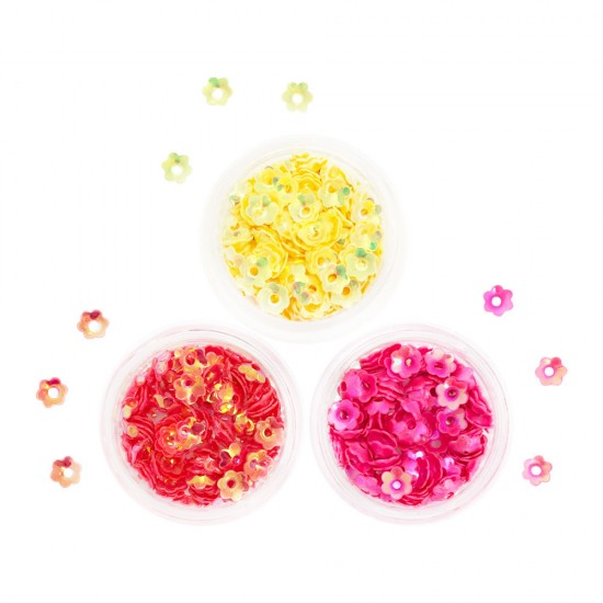 Un conjunto de flores multicolores con un tinte de 12 colores.-19240-Китай-Decoración y diseño de uñas