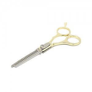  Thinning scissors (golden handle)