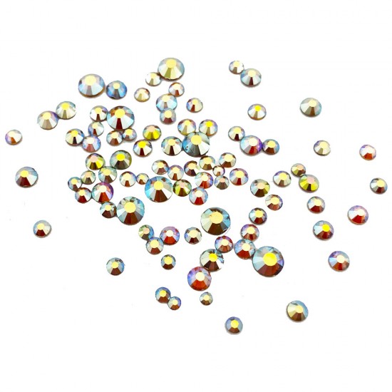 Piedras de vidrio de diferentes tamaños SS3-SS12 1440 uds CAMALEON VERDE-18995-Китай-Diamantes de imitación para uñas