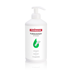 Desodorierender Balsam mit Farnesol 500 ml. Spender. Pedibaehr