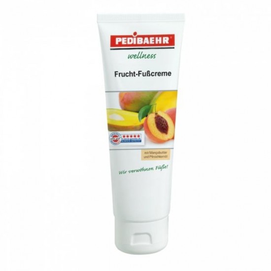 Fruit foot cream with mango butter and peach oil (Frucht-Fusscreme), 32765, Cosmetics for feet,  Health and beauty. All for beauty salons,Care ,Cosmetics for feet, buy with worldwide shipping