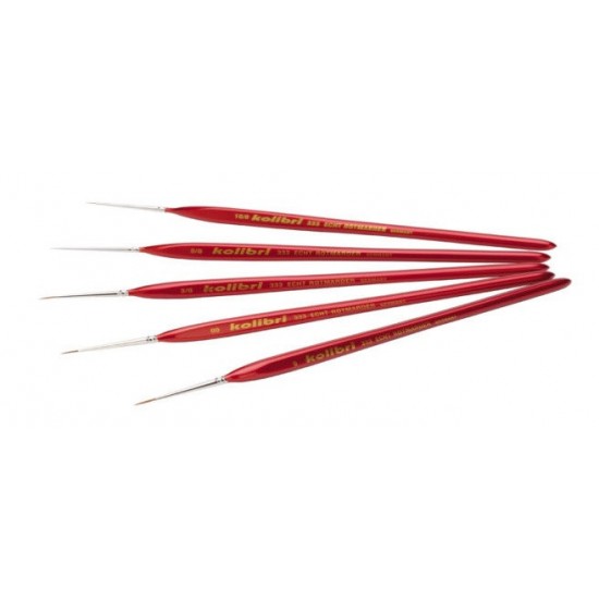 Set of brushes Kolibri 333 marten, 5 pcs-tagore_170000-TAGORE-Airbrushes