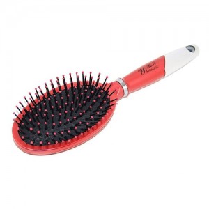  Massage comb oval red