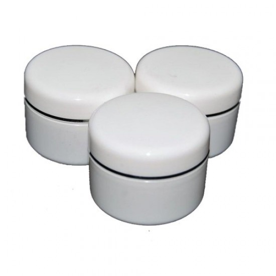 White jar 300g, 57514, Containers, shelves, stands,  Health and beauty. All for beauty salons,Furniture ,Stands and organizers, buy with worldwide shipping