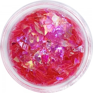  Glimmer in einem Glas BRIGHT PINK. Randvoll und bequem für den Mastercontainer. Fabrikverpackung