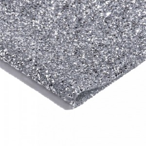 Diamond manicure mat 40*24 cm zilver