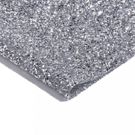 Diamond manicure mat 40*24 cm zilver-18676-Ubeauty-Stands en organisatoren