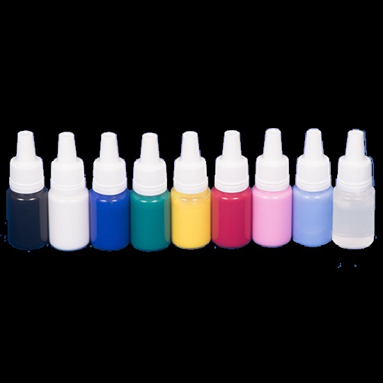 JVR Colors set of basic colors for airbrush nails, 696/10/8, Краска для аэрографии JVR colors#nails,  Airbrushing,Краска для аэрографии JVR colors#nails ,  buy with worldwide shipping