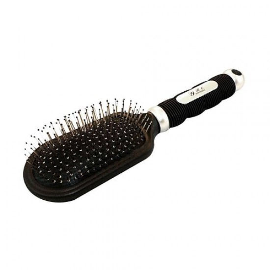 Massage comb 9585SH-BK (metal tooth)-57895-China-Hairdressers