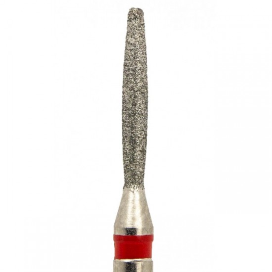 Frez diamentowy Płomień zaokrąglony, nacięcie Drobne-64098-saeshin-Dysze do manicure