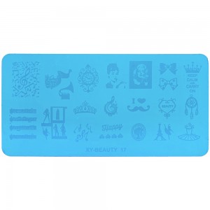 Metallic stencil for stamping 6*12 cm XY-BEAUTY 17, MAS025
