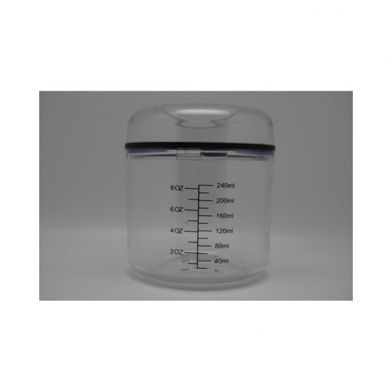 Afgemeten shaker glas 240 ml, KOD-2524/1-18025-Китай-Decor en nagelontwerp