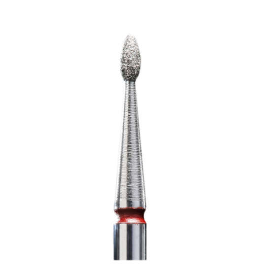 Diamond Bud rounded red milling cutter EXPERT FA50R016/3.4 K, 33243, Tools Staleks,  Health and beauty. All for beauty salons,All for a manicure ,Tools for manicure, buy with worldwide shipping