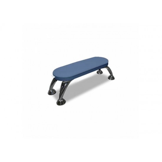 Suporte de manicure de pernas de metal ULKA com almofada branca, apoio de braço para exaustor de mesa, almofada de manicure