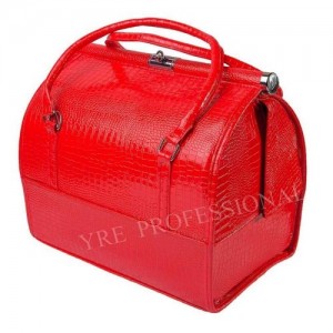Koffer master kunstleer 9011 rood