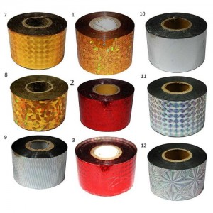  Colored nail foil (roll)