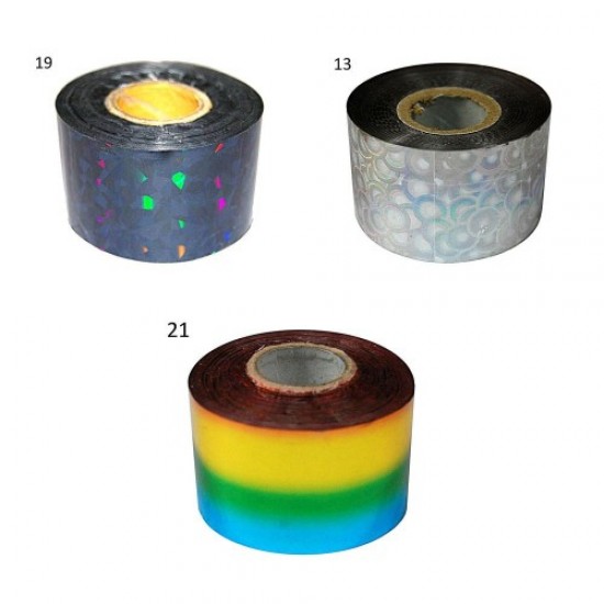 Colored nail foil (roll)-59784-China-Foil