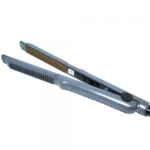 Flat iron 338 BEAUTY ribbed narrow, for basal volume, styling with fine waves, for all hair types, ergonomic design