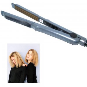 Flat iron 338 BEAUTY ribbed narrow, for basal volume, styling with fine waves, for all hair types, ergonomic design
