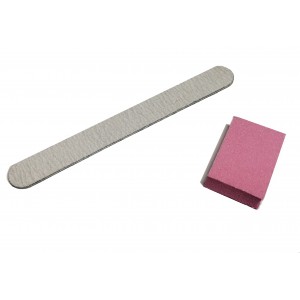 Disposable sets file 100/180 buff 150/180, file set buff, for manicure, for pedicure, for natural nails, for extended nails,