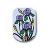 Plaque destampage Flower Collection pour Nail Art (BP-L067)-2805-Ubeauty Decor-estampillage