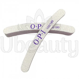 OPI file, OPI File 180/100 on artificial nail