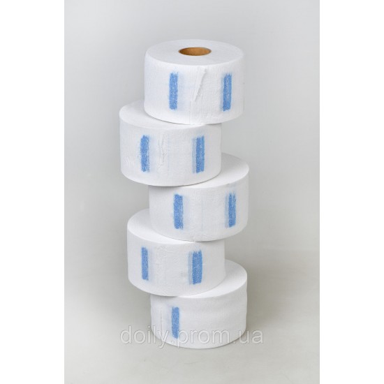 Barbershop collar elastic Panni Mlada (100 PCs / roll, 5 PCs / pack) paper, white (4823098702870), 33860, TM Panni Mlada,  Health and beauty. All for beauty salons,All for a manicure ,Supplies, buy with worldwide shipping