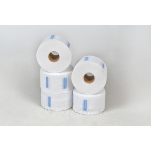  Elastic collar for hairdressers Panni Mlada (100pcs/roll, 5roll/pack) paper, white (4823098702870)