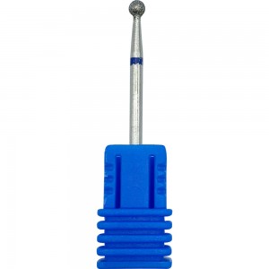  Cortador de diamante BALL em uma base azul No. 3 Diâmetro 3 mm