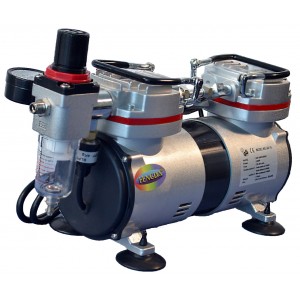 COMPRESSOR PARA AERÓGRAFO SEM ÓLEO DE PISTÃO, FENGDA