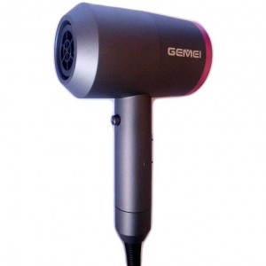 Hair dryer 137 GM 3in1 1200/1400W, hair dryer Gemei GM137, for styling,3 nozzles in a set, compact, convenient in hand, diffuser for curls