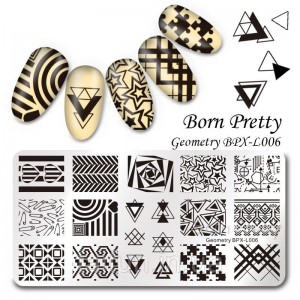 Placa de carimbo Born Pretty BPX-L006