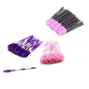  Brosse + peigne pour sourcils/cils 24# (50pcs)