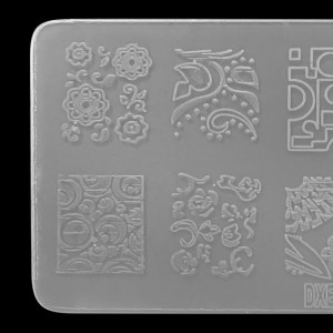  Stencil for stamping 6*12 cm plastic DXE15 ,MAS045
