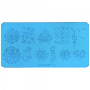  Metal stencil for stamping 6*12 cm XY-BEAUTY 31 ,MAS025