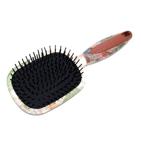 Massage comb square (leaves), 57872, Hairdressers,  Health and beauty. All for beauty salons,All for hairdressers ,Hairdressers, buy with worldwide shipping