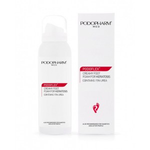  Crème-mousse jambes contre l'hyperkératose Podopharm Podoflex 125ml (PM09)