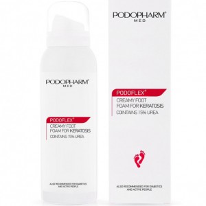 Foot cream foam against hyperkeratosis Podopharm Podoflex 125ml (PM09)